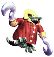 Artwork from Donkey Kong Country 2: Diddy's Kong Quest (SNES)
