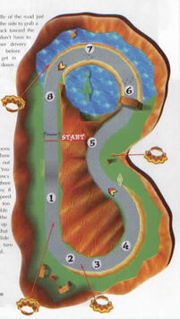 Ancient lake map