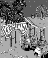 The world map of Krazy Kremland as seen in the game Donkey Kong Land 2 for Game Boy.