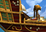 The only Pinchly wearing a captain's hat, as seen in the Ruins level Mast Blast of the game Donkey Kong Country Returns for Wii.