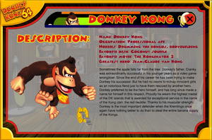 German DK64 Website Donkey Kong Description