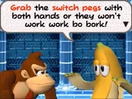 Xananab informing DK to grab the peg switches with both of his hands.