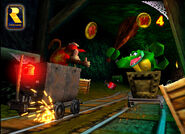 Captura de pantalla del Donkey Kong 64 temprano