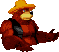 Bazaar's sprite from the game Donkey Kong Country 3 for GBA.
