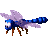 Sprite animado de Flitter do jogo Donkey Kong Country 2.