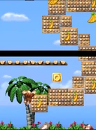 Donkey Kong next to the O.