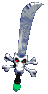 Kleever's sprite from the game Donkey Kong Country 2: Diddy's Kong Quest for SNES.
