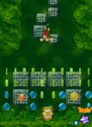 The secret room at the bottom of the third section.