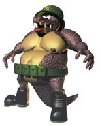 Klump's artwork from the game Donkey Kong Country for SNES.
