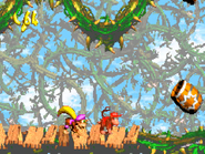 The start of the level in the GBA remake.