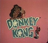 Logo for the first season of the Donkey Kong segment from the Saturday Supercade animated series.