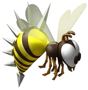 Arte de Zinger do jogo DK: Jungle Climber para Nintendo DS.