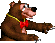 Blunder's sprite from the game Donkey Kong Country 3: Dixie Kong's Double Trouble! for SFC/SNES.
