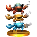 ScurvyCrewTrophy3DS.png (18 KB) Cap'n Greenbeard's trophy as seen in the game Super Smash Bros. for Nintendo 3DS.