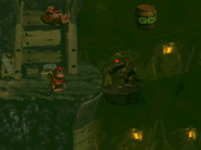 The 'Go' Barrel is activated, leaving the mine colored green.