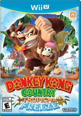 donkey kong country tropical freeze two player