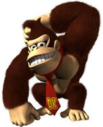 Donkey Kong's artwork from Mario Party 8 for Wii.