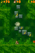 A inflated Puftup as seen in the game DK: Jungle Climber for DS.