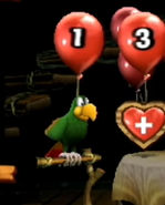 Squawks' cameo appearance in Donkey Kong Country Returns.