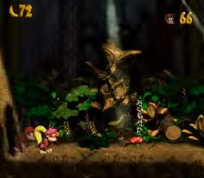 donkey kong country 2 haunted hall