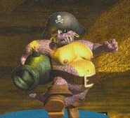 Kannon's artwork as seen in the Donkey Kong Country 2: Diddy's Kong Quest Instruction Booklet.
