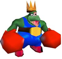 K rool in his boxing uniform