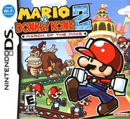 Boxart of the game Mario vs. Donkey Kong 2: March of the Minis for DS (September 2006).