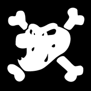 Symbol of the Kremling Krew from the game Donkey Kong Country 2.