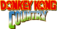 North American logo of Donkey Kong Country for SNES.