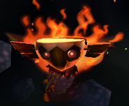 Flaming Tiki Buzz as also seen in the game Donkey Kong Country Returns for Wii.