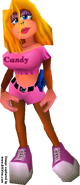 Candy Kong's model from the game Donkey Kong 64 for Nintendo 64.