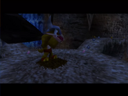 A Giant Kosha in the Crystal Caves level.