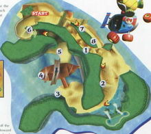 Crescent island map