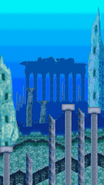 Background of the stage Sunken Spruce from the game Donkey Kong Country 3 for GBA.