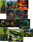 Crocodile Isle's maps in Artwork