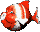 Bounty Bass' sprite from the game Donkey Kong Country 3.