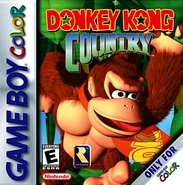North American boxart of Donkey Kong Country for Game Boy Color.