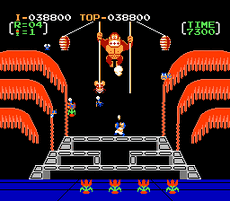 Donkey Kong 3 Screen Shot