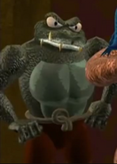 Green Kroc as seen in the first season of the Donkey Kong Country animated series.