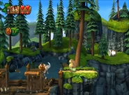 The Kongs and Rambi get the third Jigsaw Piece.