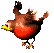 Sprite de Booty Bird do jogo Donkey Kong Country 3.