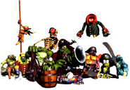 The Kremling Krew in Donkey Kong Country 2: Diddy's Kong Quest.