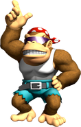 Funky Kong Artwork - Mario Kart Wii