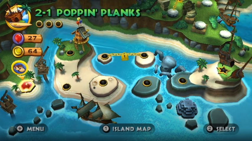 donkey kong country returns map