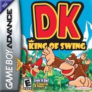 North American boxart of the game DK: King of Swing for GBA.