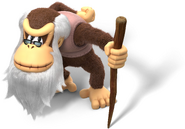 Cranky Kong ilustración DKCTF