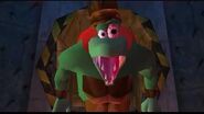 Game Over cutscene of the game Donkey Kong 64 extended by GameShark codes[1].