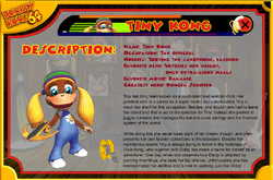 German DK64 Website Tiny Kong Description