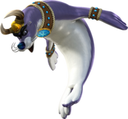 Artwork of Pompy, The Presumptuous from the game Donkey Kong Country: Tropical Freeze.