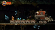 Mole Miner Max, the fourth boss, as seen in the game.